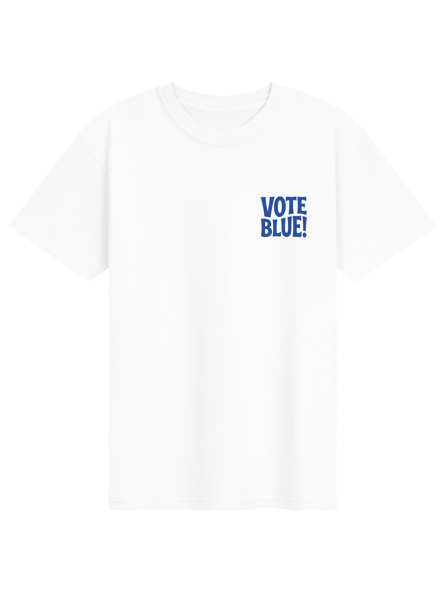 Brazen Candor – Get Your Butt in the Booth! T-Shirt - White - Vote Blue product image (3)