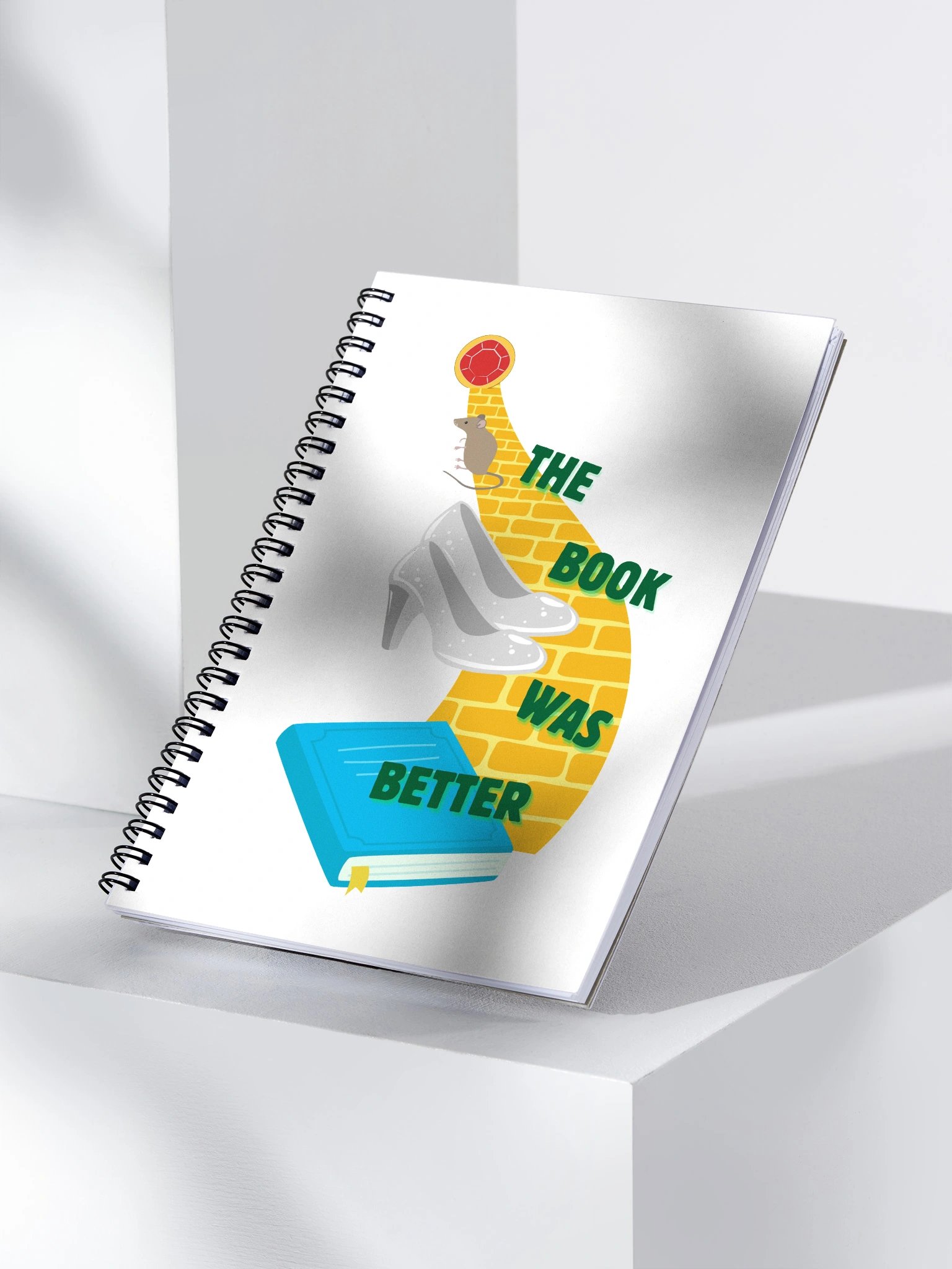 The Book Was Better Spiral Notebook product image (3)