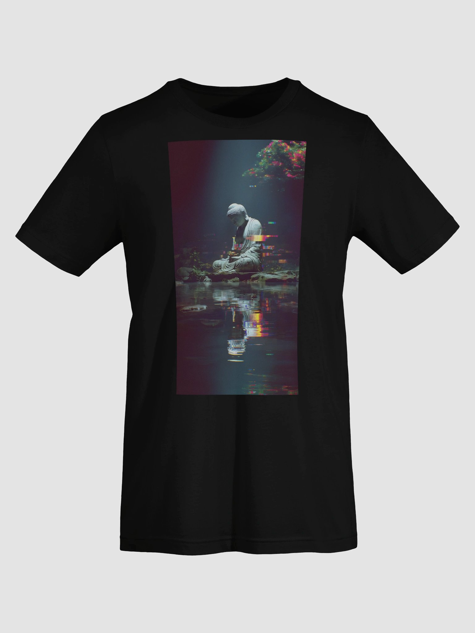"The Shape Of The Real" Limited Edition Glitch Buddha Tee product image (7)