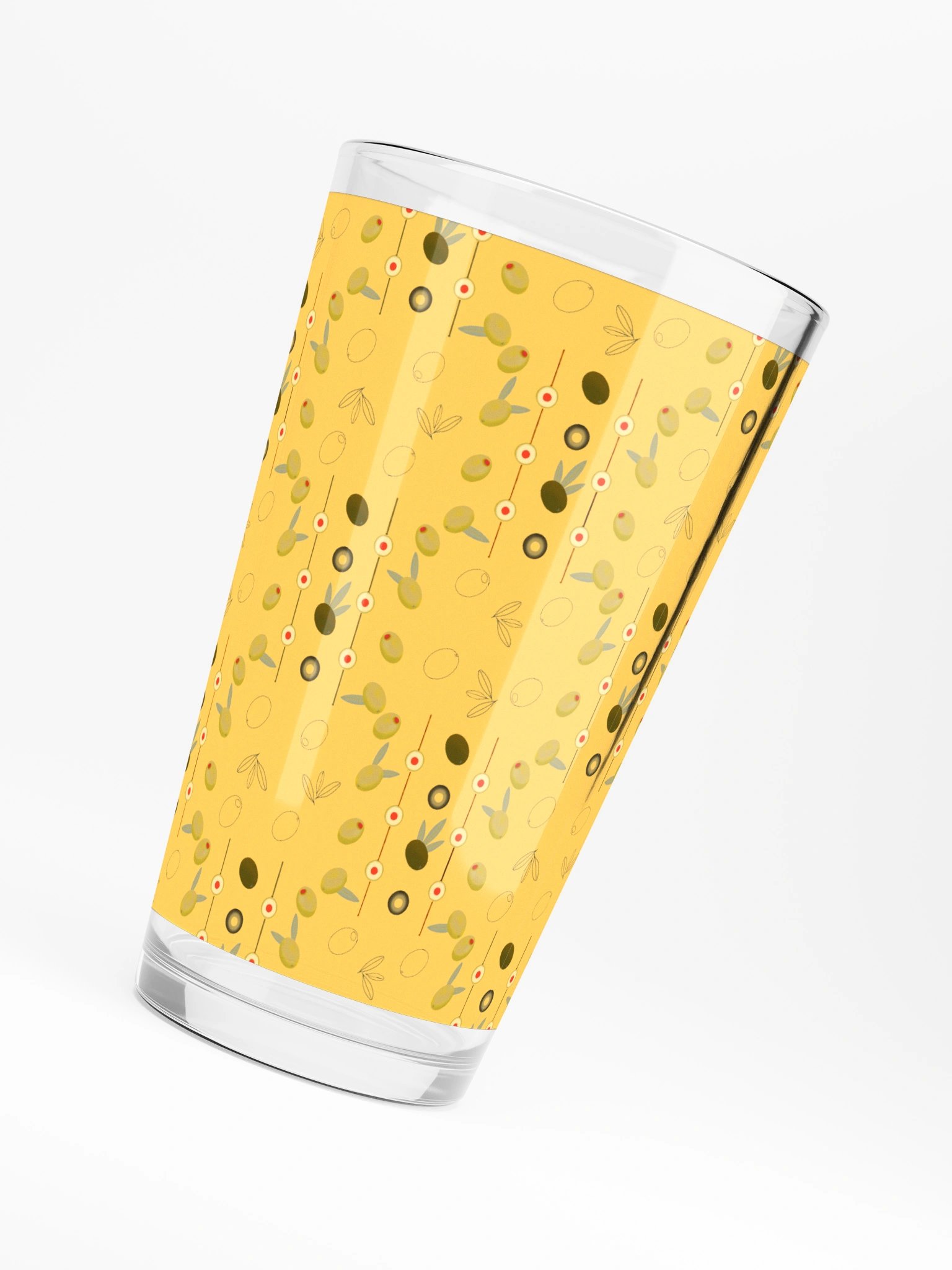 Olive Geometry Shaker Pint Glass product image (7)