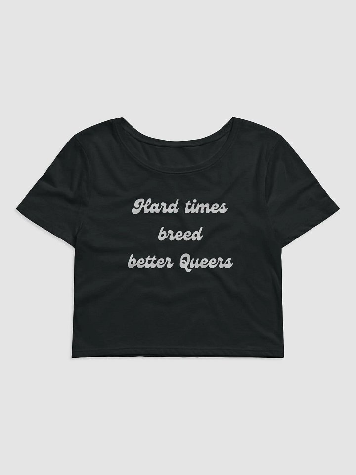 Hard Times Crop Top White product image (1)