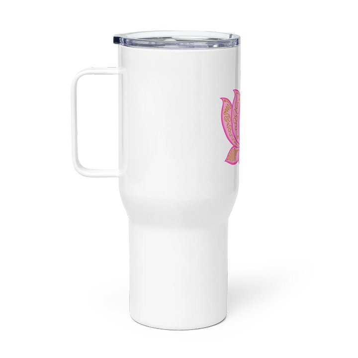 Golden Lotus Travel Mug product image (1)
