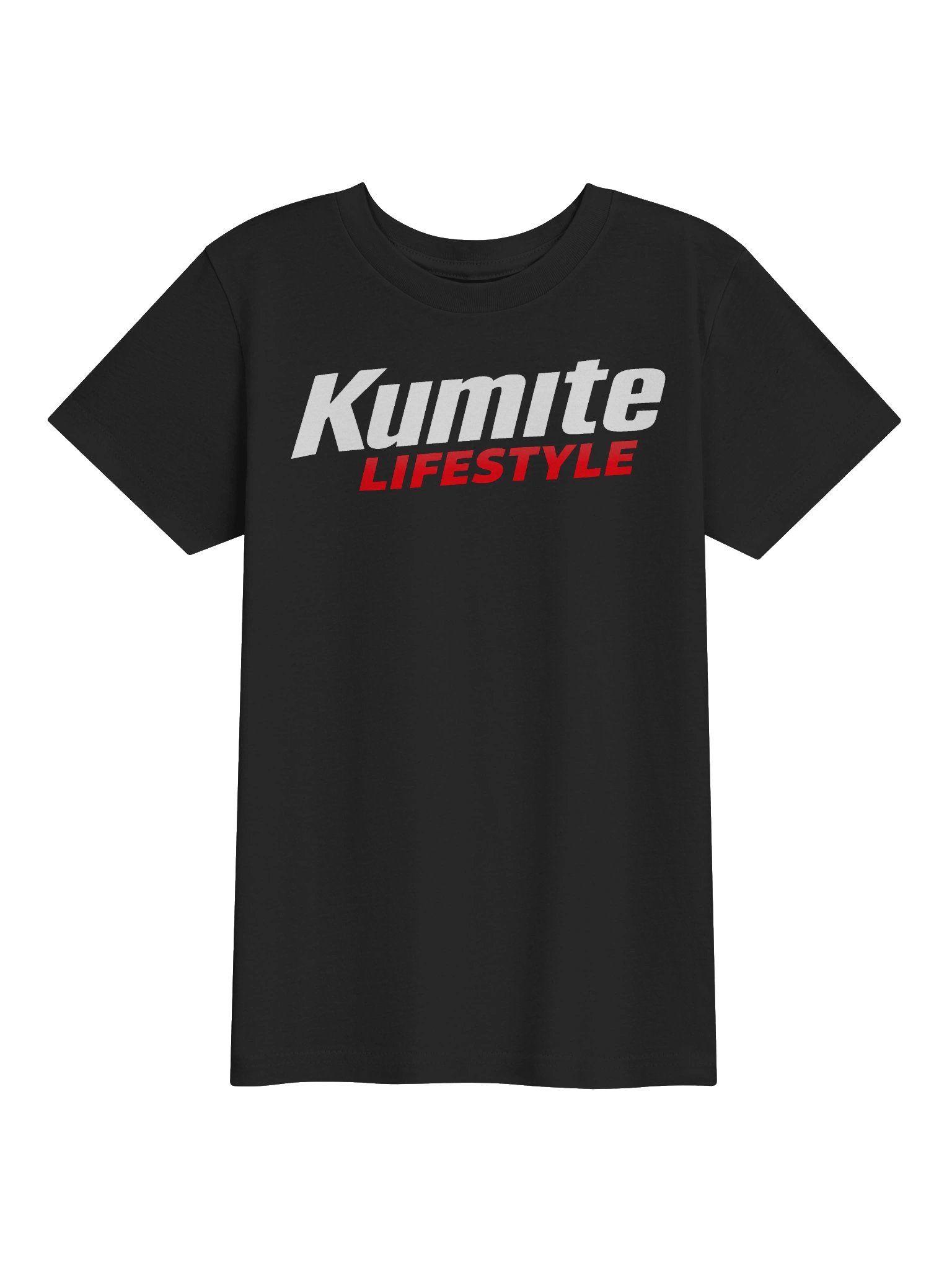 Kumite Script Youth Tee — Black product image (1)
