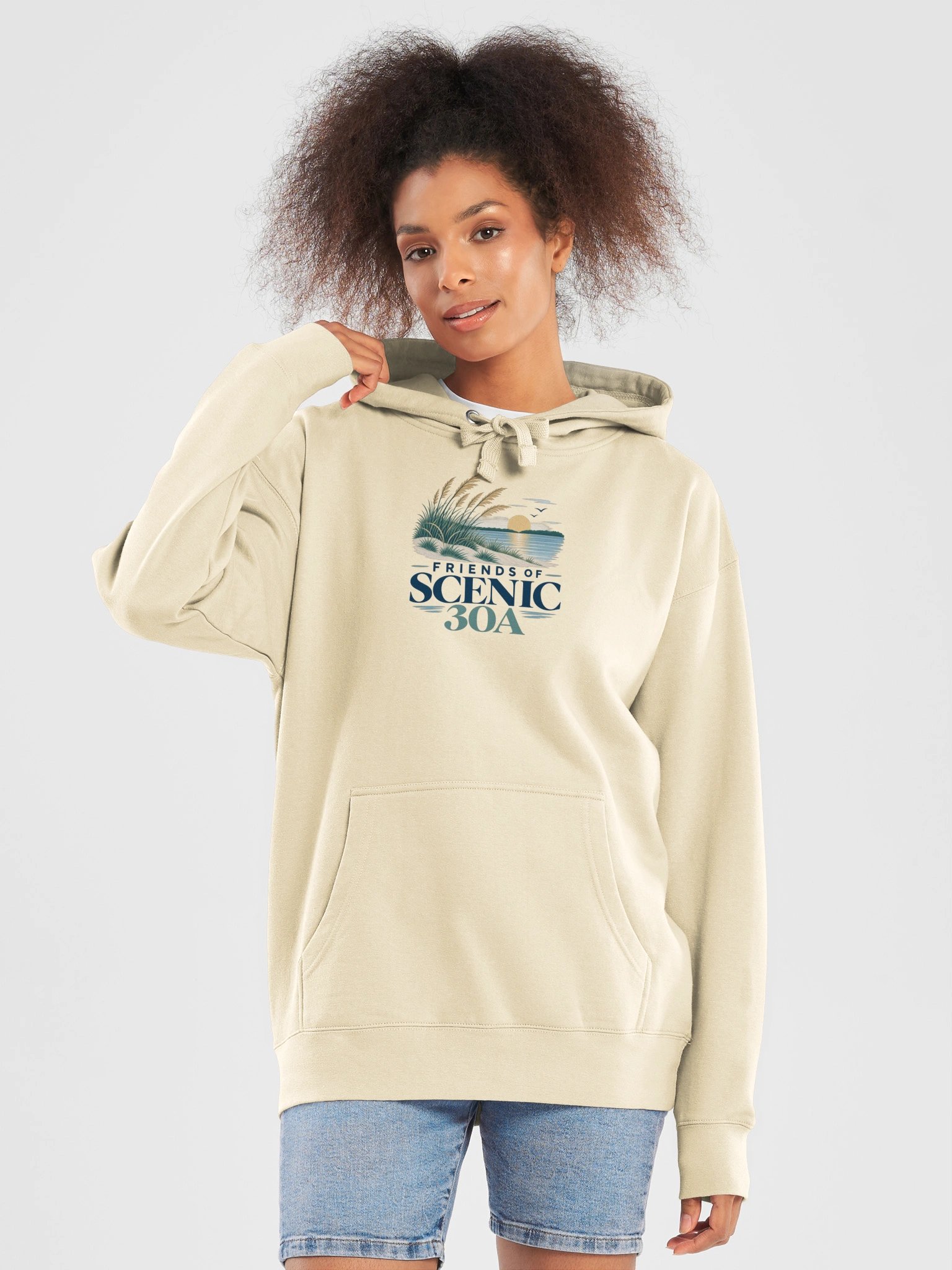 Friends of Scenic 30A Stacked Wordmark Hoodie product image (5)