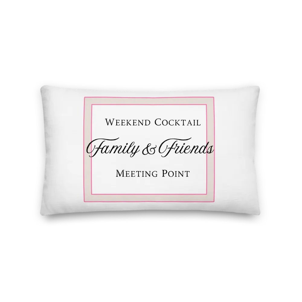 WEEKEND CLUB - COASTAL CHIC TWO IN ONE - Premium Pillow - Lustiges Kissen fürs Wochenende product image (1)