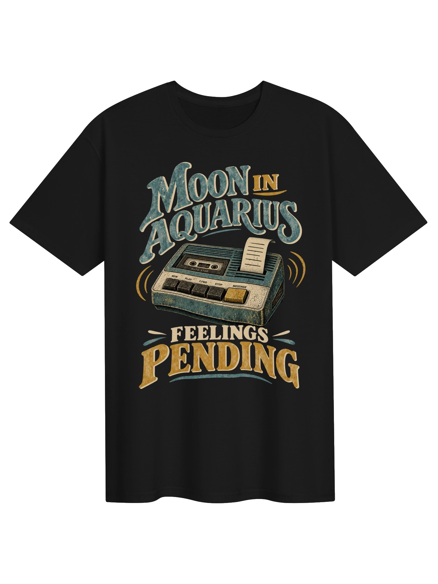 Moon in Aquarius Feelings Pending Tee product image (1)