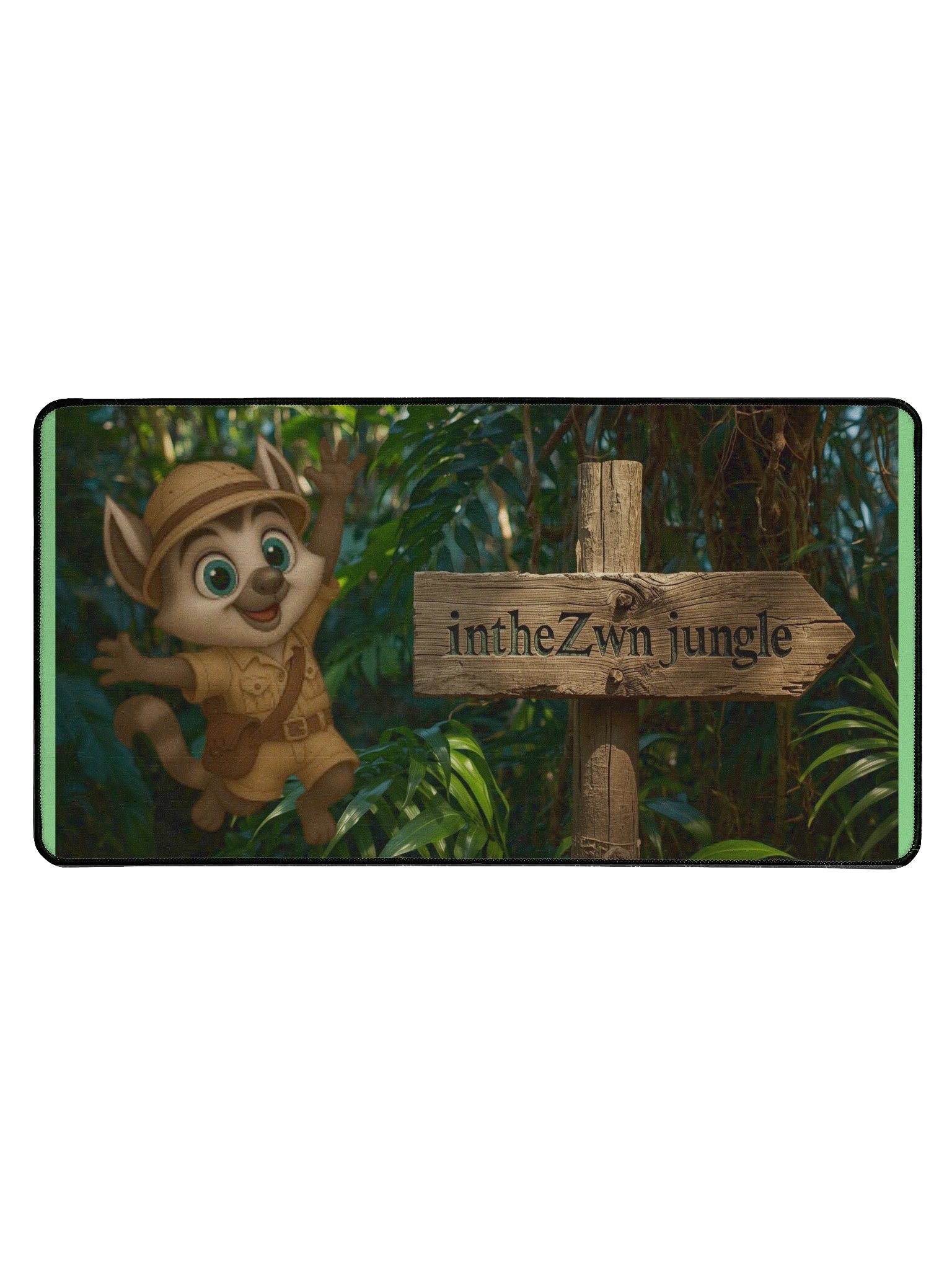 lemur jungle desk mat product image (1)