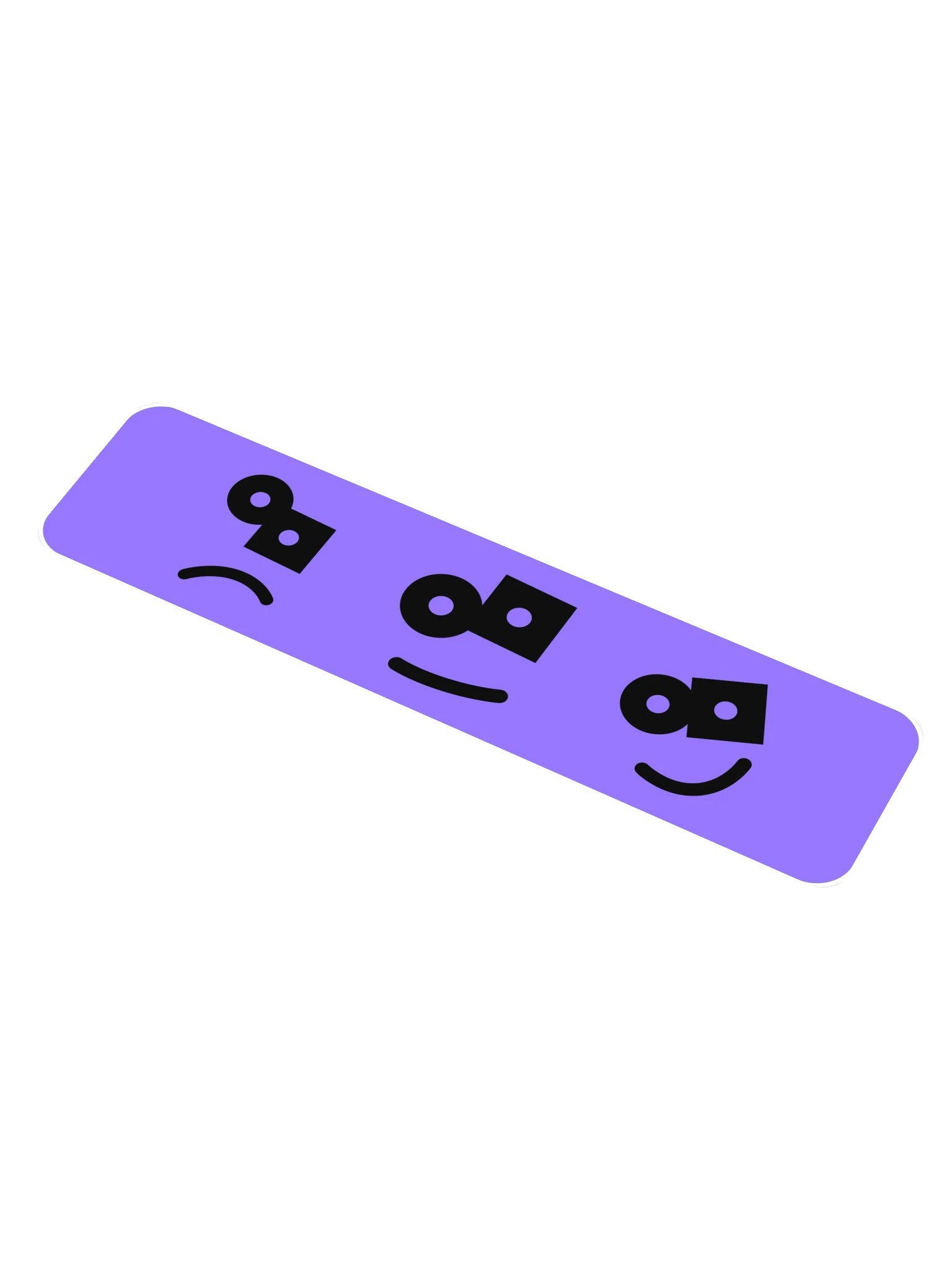 Mascot strip, three moods product image (1)