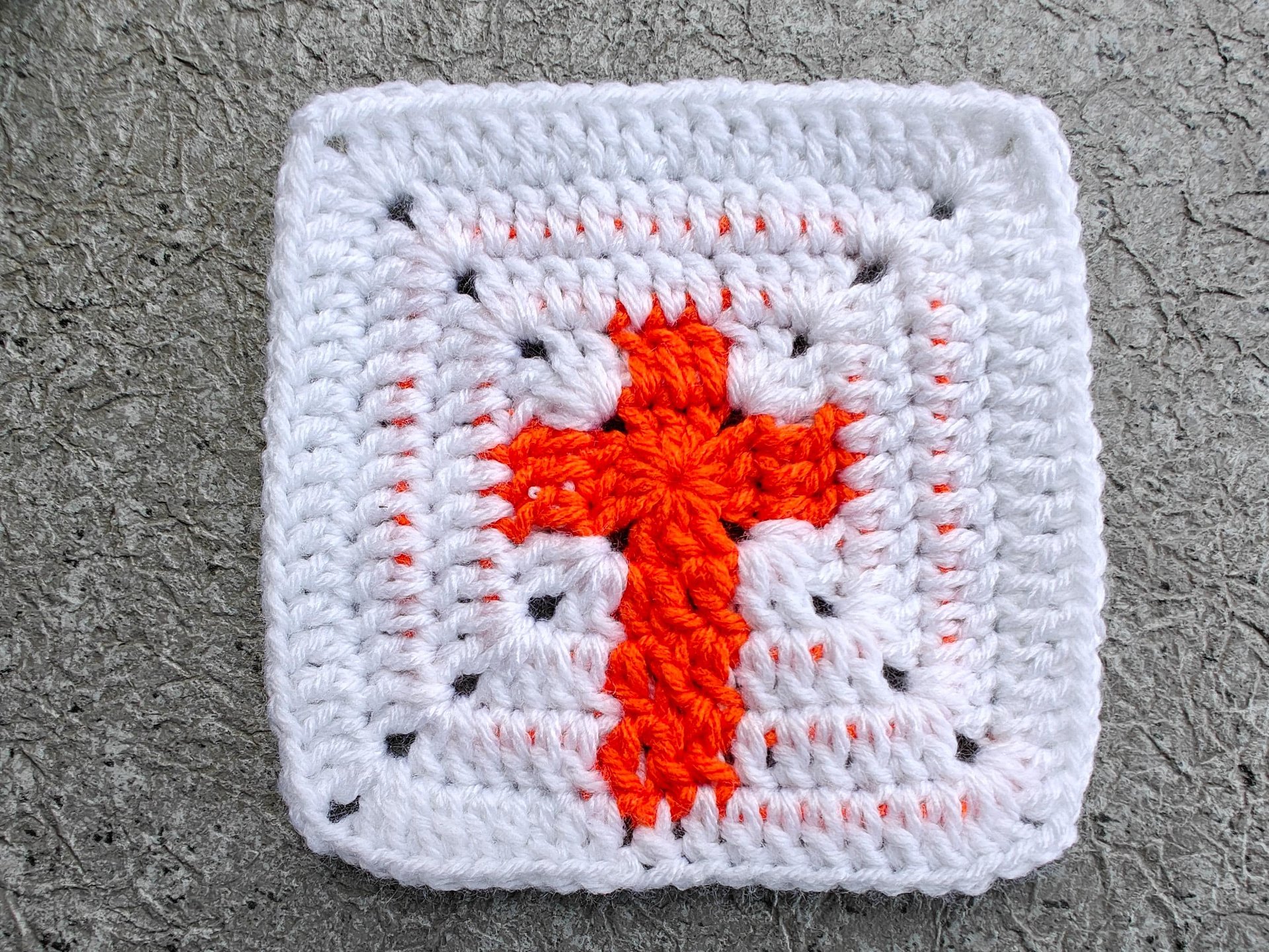 Crochet Cross Motif Block Pattern (Granny Square) product image (4)