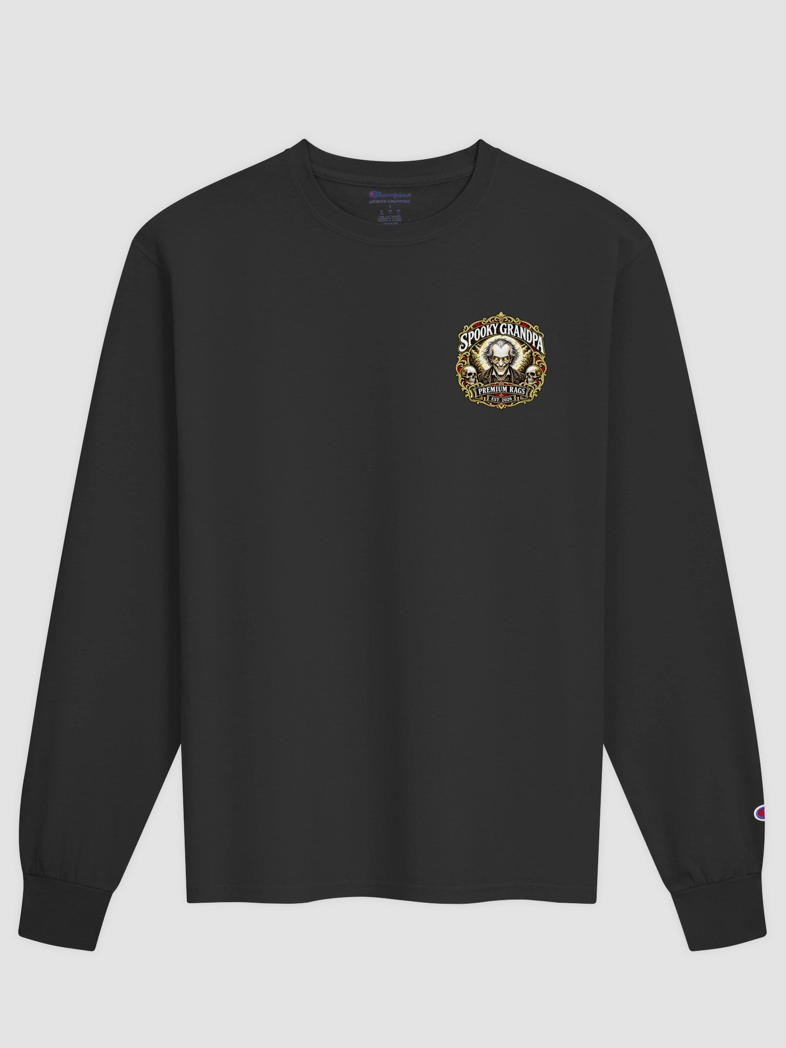 Never Too Dead to Rock & Roll – Back Print Champion Long Sleeve Shirt product image (8)