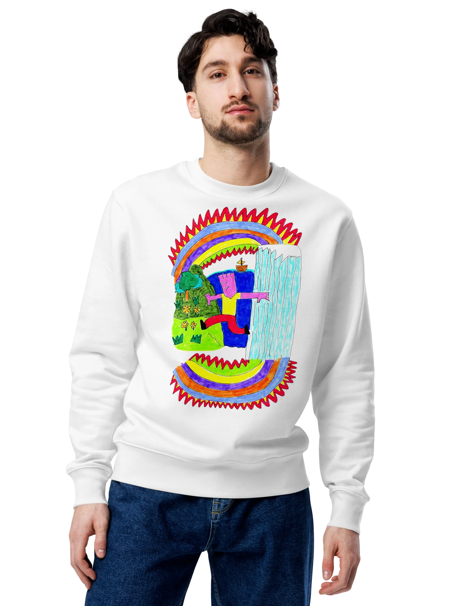 Abstract Lands Beyond Unisex Eco Sweatshirt product image (39)