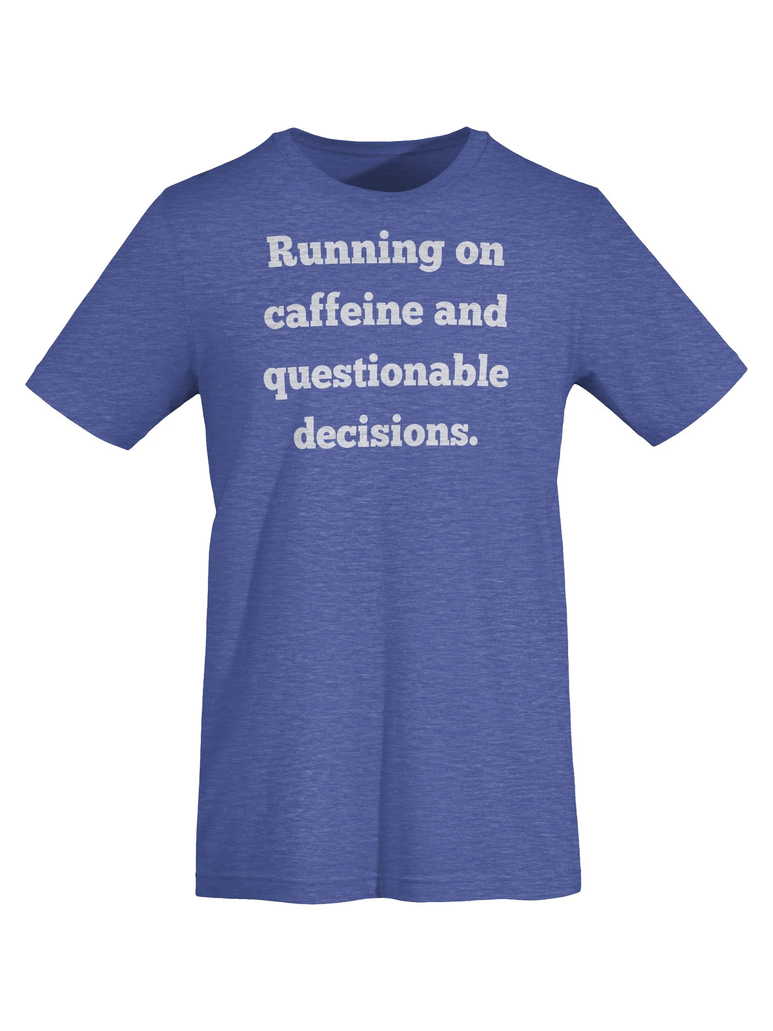Running on Caffeine Questionable Decisions Shirt, Funny Coffee Tshirt, Sarcastic Gift, Unisex Graphic Tee, Coffee Lover Gift product image (7)