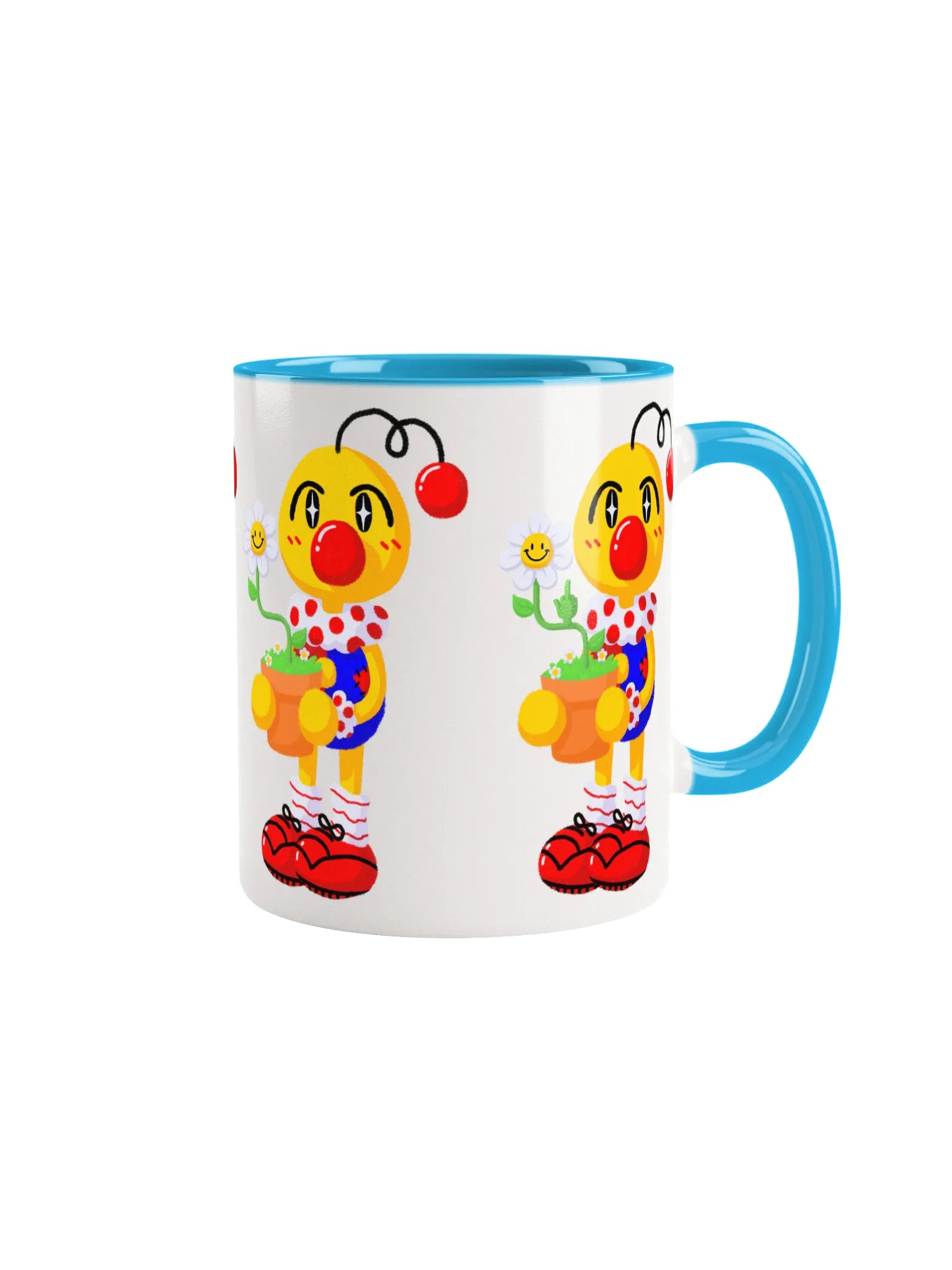 Boyoyoing Repeating Flower Pot Ceramic Mug product image (36)