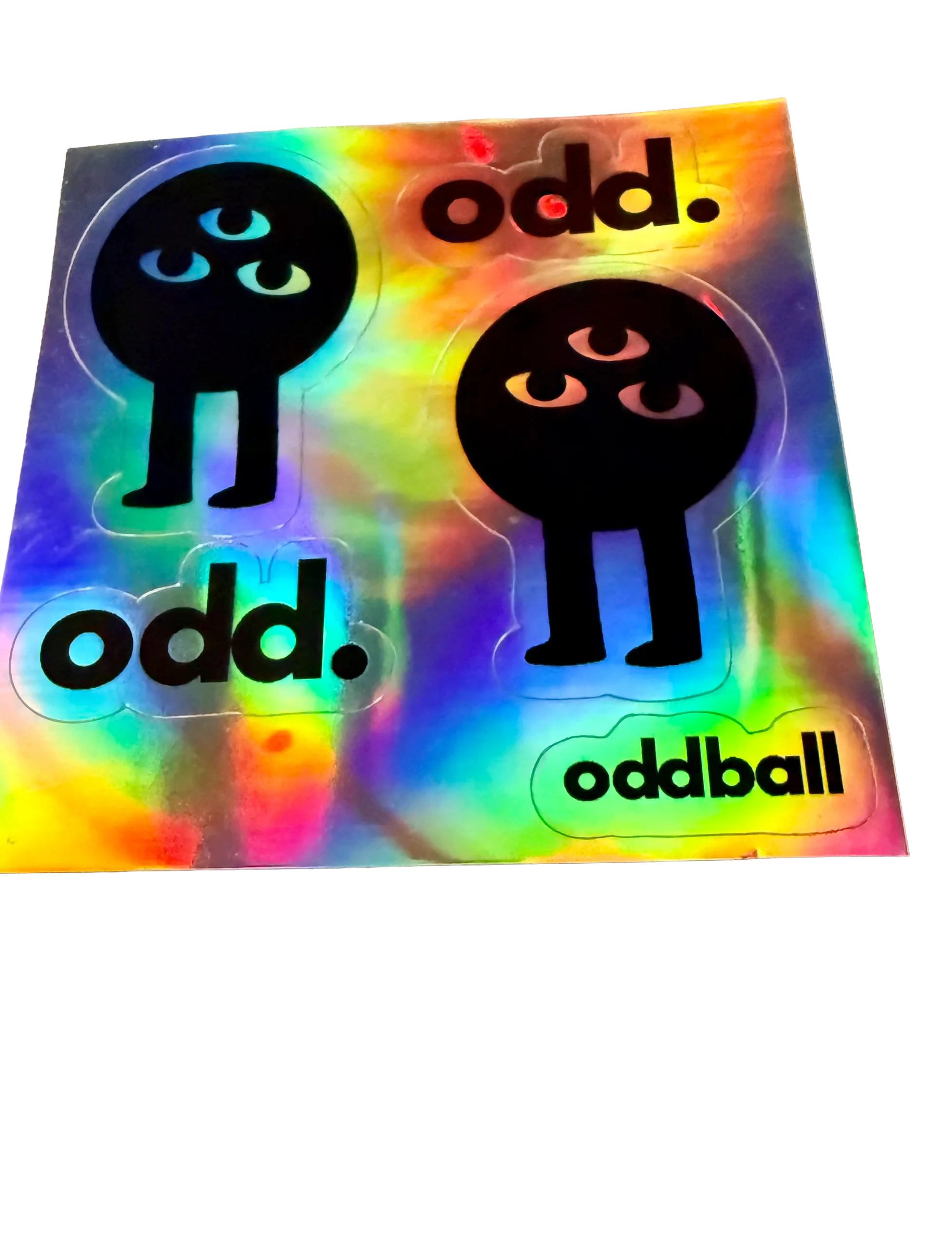 odd. and Oddo Holographic Kiss-Cut Sticker Sheet product image (1)
