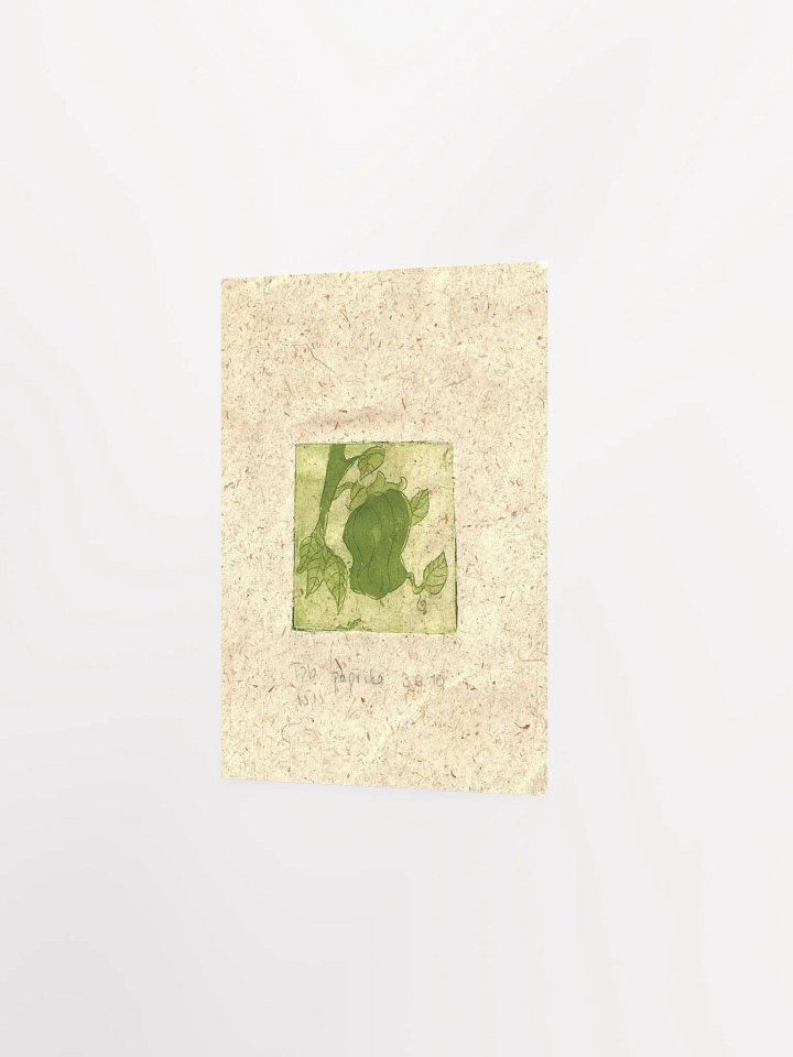 Green Paprika, Botanical Art Print product image (2)