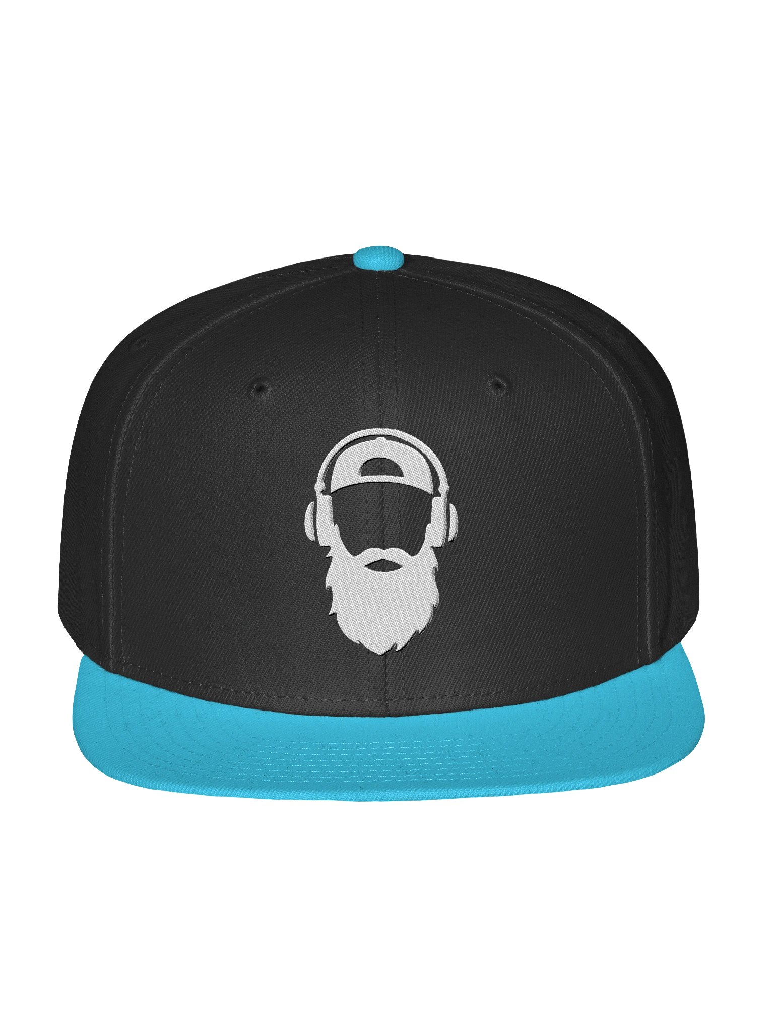Flat Bill Rolen Beats Icon Split Script Hat – White Split Vert Logo product image (1)