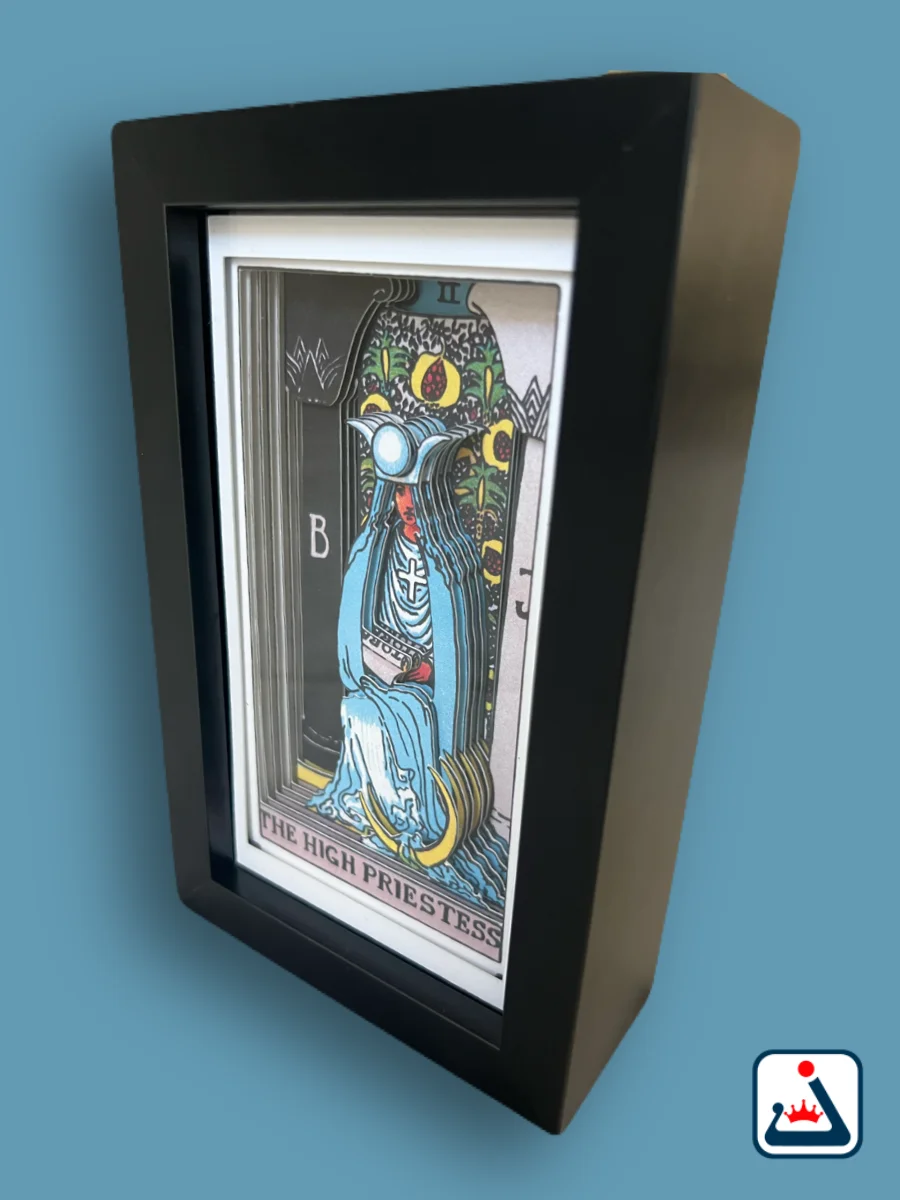 The High Priestess – 3D Tarot Shadow Box Art product image (3)