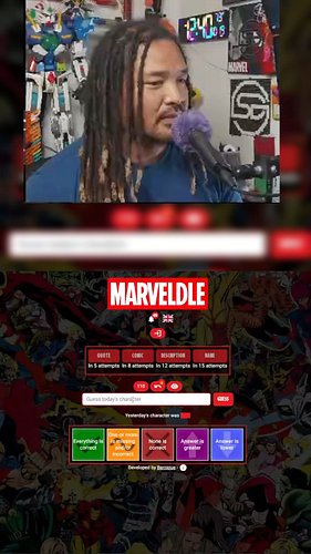 Comic Book Marveldle for Oct 18

OMG THIS CHARACTER THO

Voting is going strong!!!
https://tophost.org/2026/will-freeland

#c...