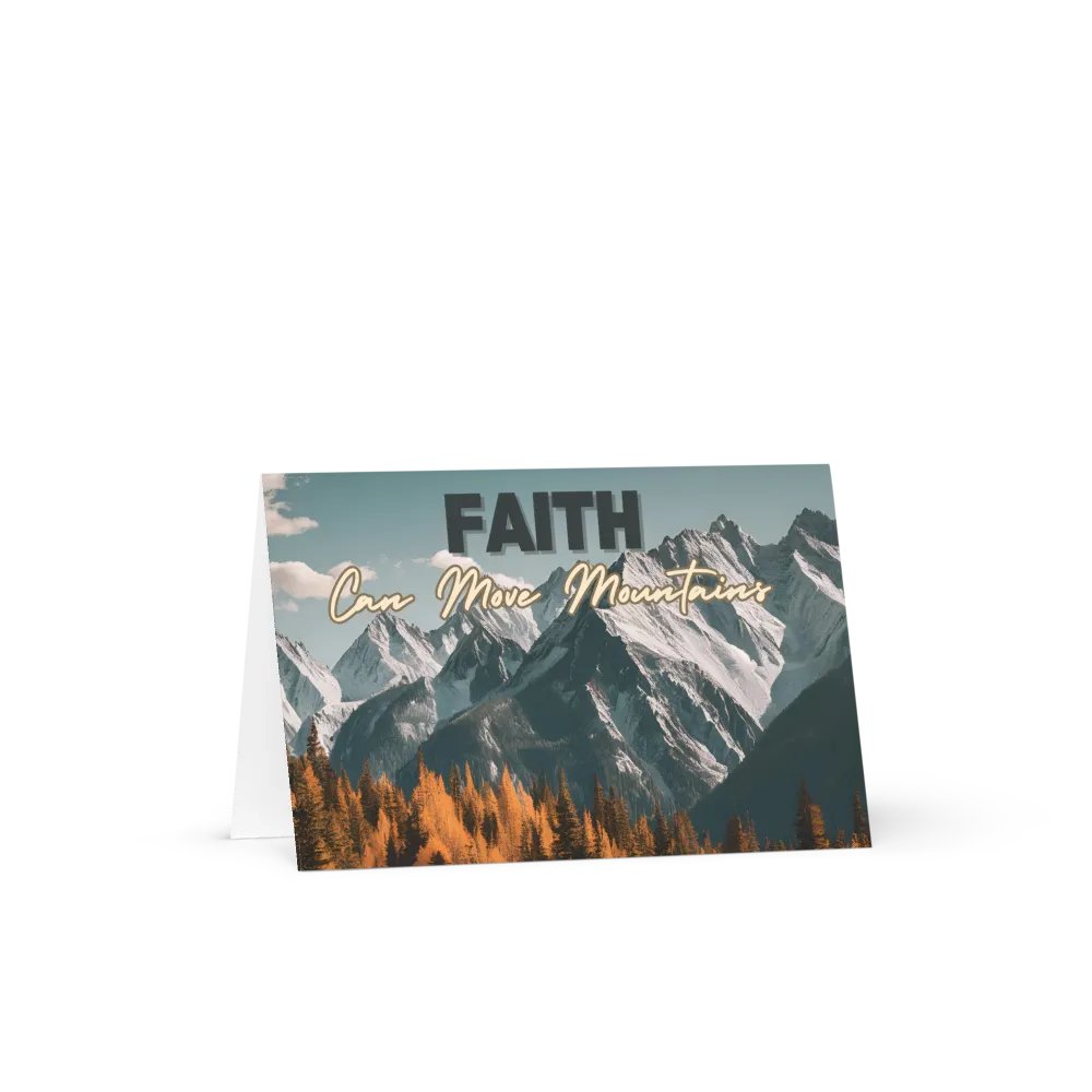 Faith Can Move Mountains Greeting Card product image (10)