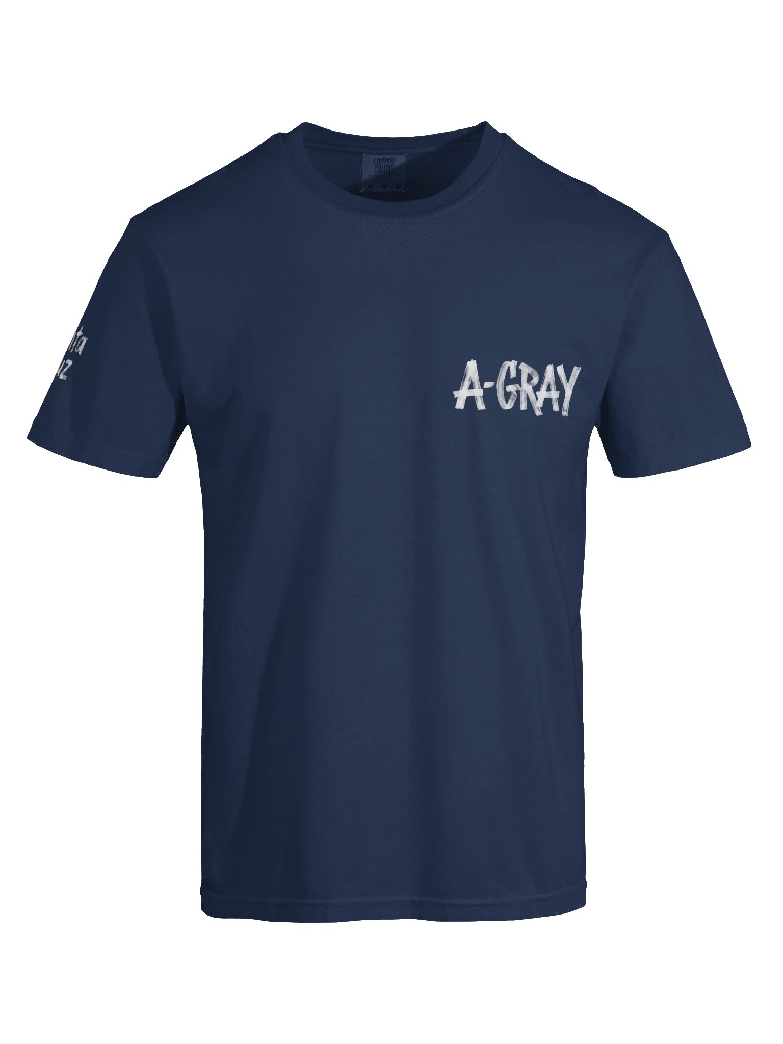 A-Gray Minimal Paint-Style Tee product image (65)