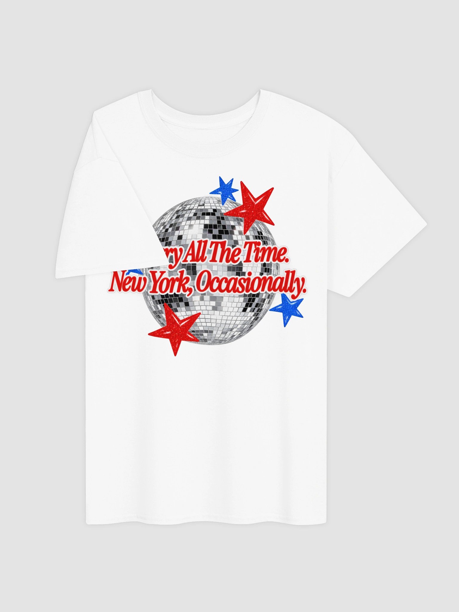 Harry All The Time New York Shirt | Disco Ball Retro Graphic Tee product image (2)