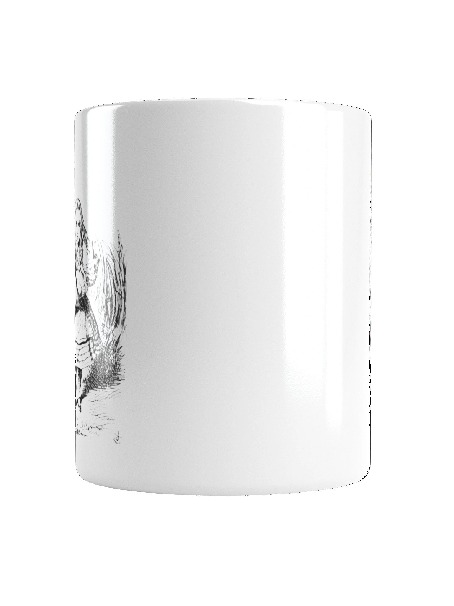 Pig & Pepper, Glossy White Mug, Alice's Adventures in Wonderland, Chapter 6 product image (2)