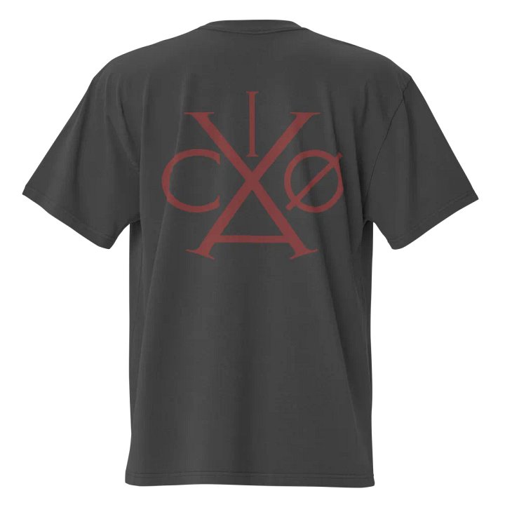 VACIO Logo back Oversized Faded T-Shirt product image (1)
