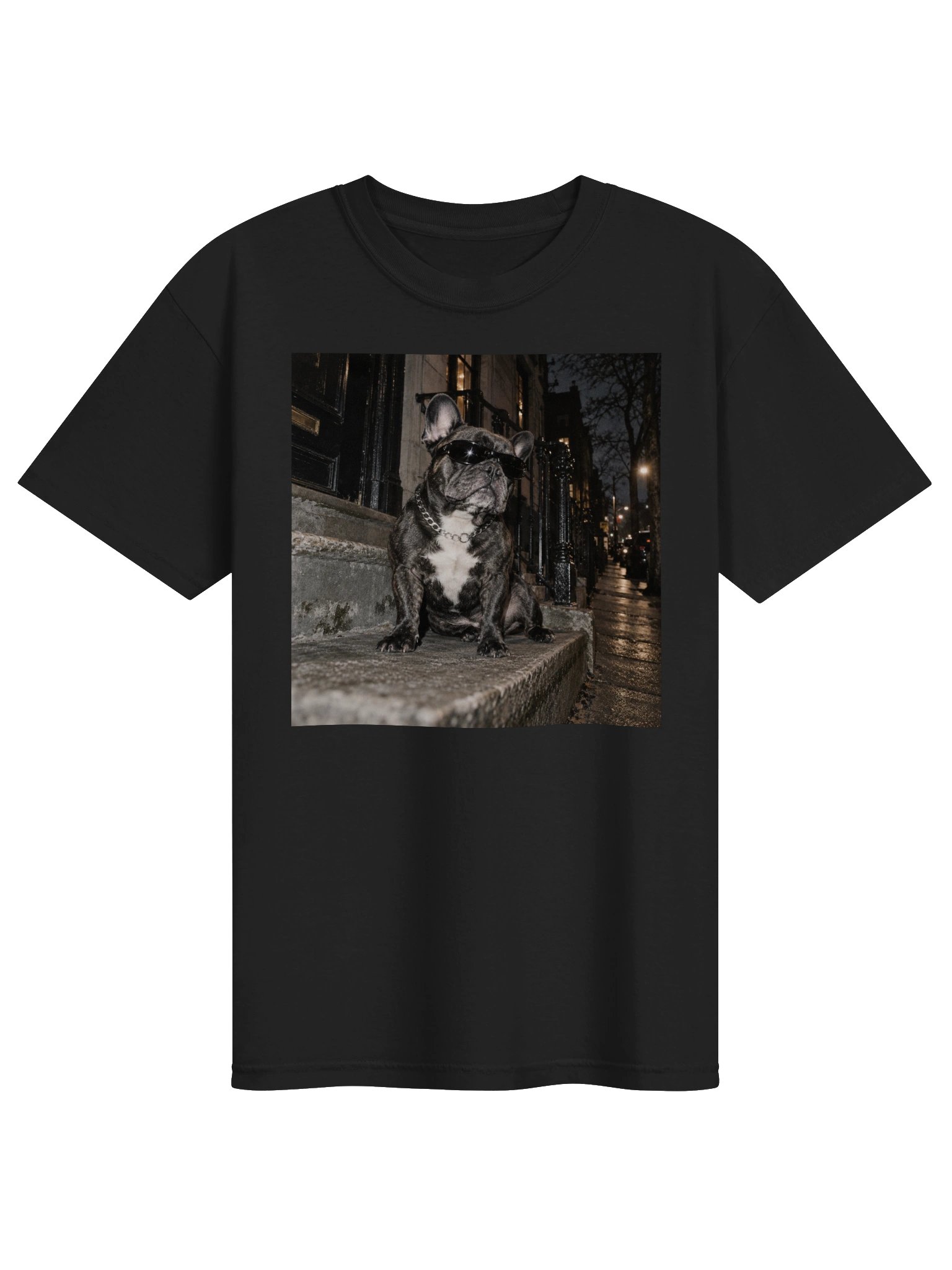 French Bulldog T-Shirt | Frenchie Graphic Tee | Streetwear Dog Shirt | Urban Dog Lover Tee product image (2)