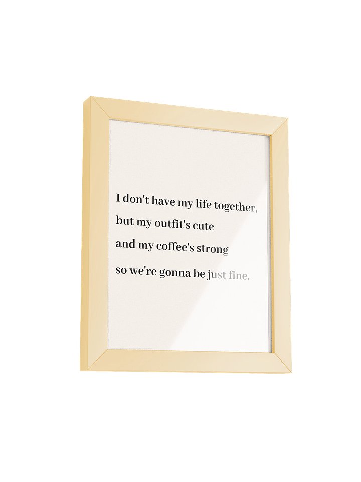 We're Fine wall art product image (6)