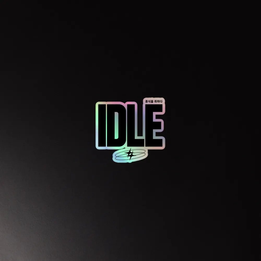 Idle Holo Sticker product image (2)