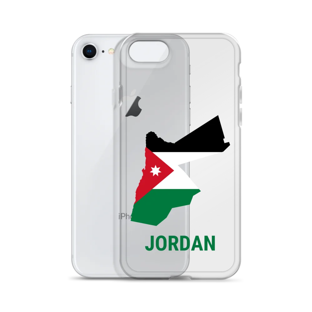 Jordan 2026 World Cup Flag iPhone Tough Case - Jordan Soccer Phone Cover - Dual Layer Protective Case product image (2)