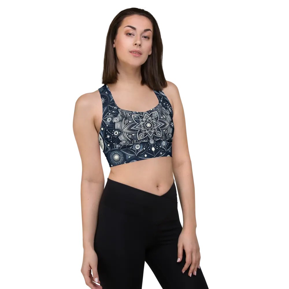 All-Over Print Longline Sports Bra product image (4)