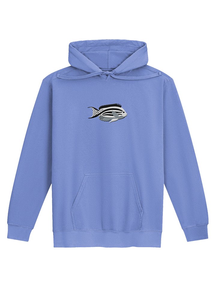 Lamarck's Angelfish Embroidered Hoodie | Saltwater Reef Aquarium Fish & Ocean Lover Apparel product image (5)