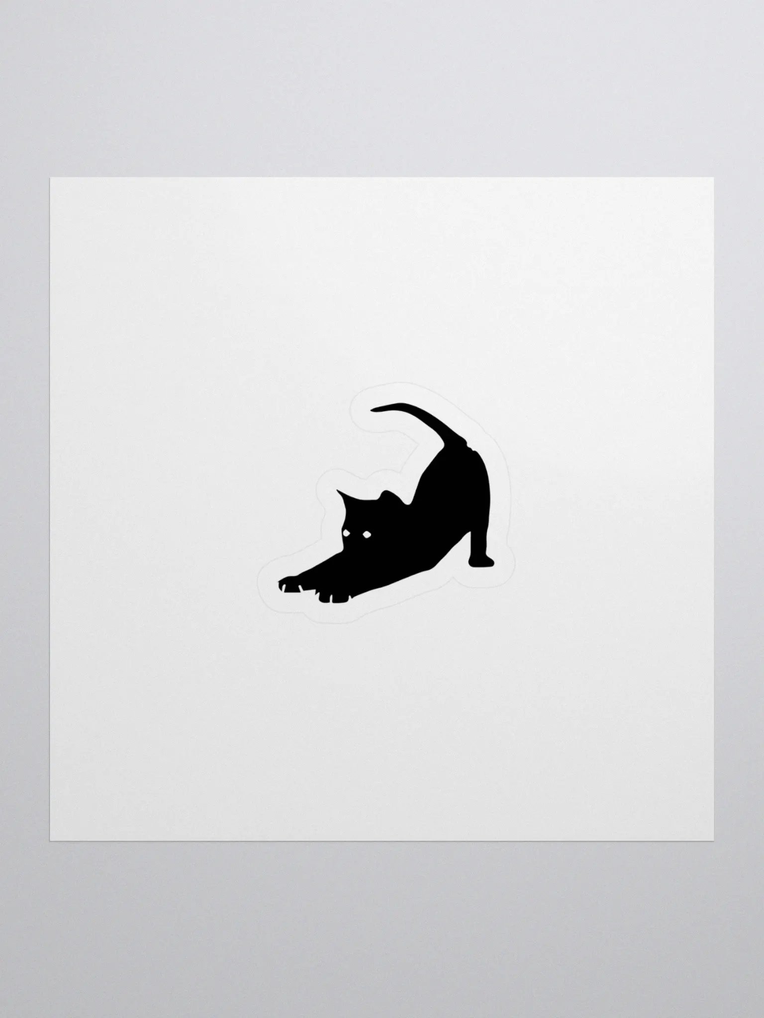 Stretching Black Cat product image (1)