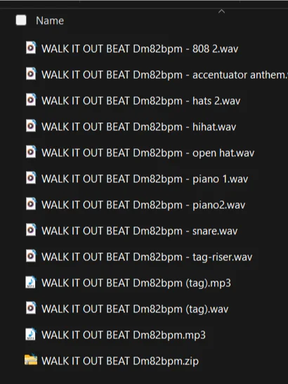 WALK IT OUT (BEAT) product image (2)