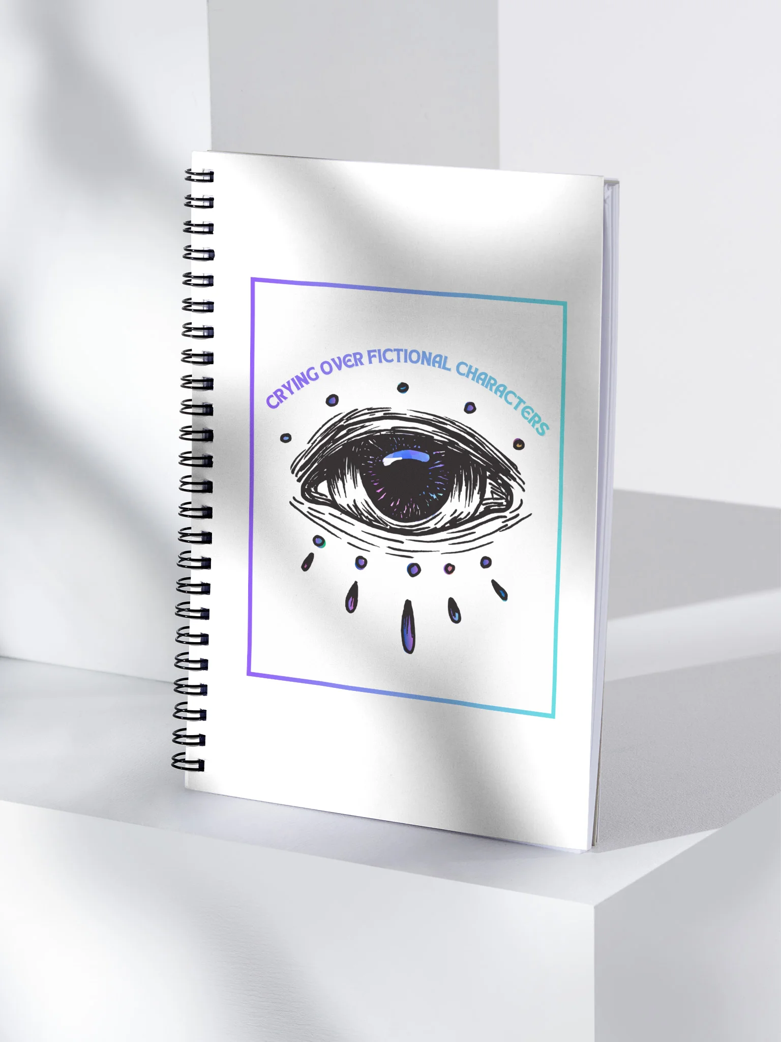 Crying Over Fictional Characters Notebook product image (4)
