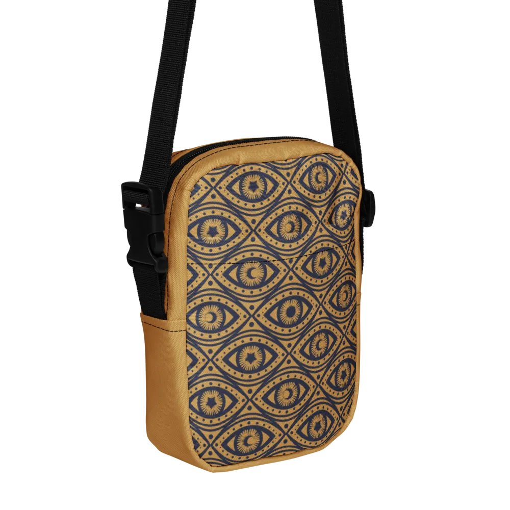 Boho Celestial Eyes Stars & Moons Crossbody Bag product image (8)
