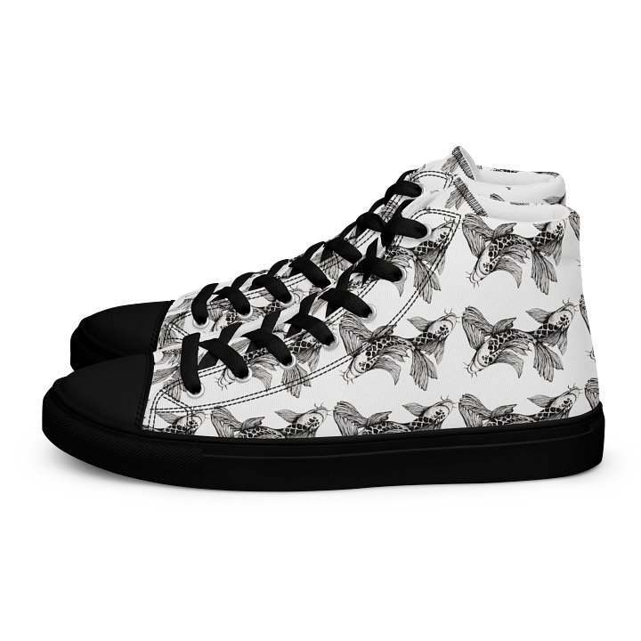 Koi Fish - Women's High Top Canvas Shoes product image (1)