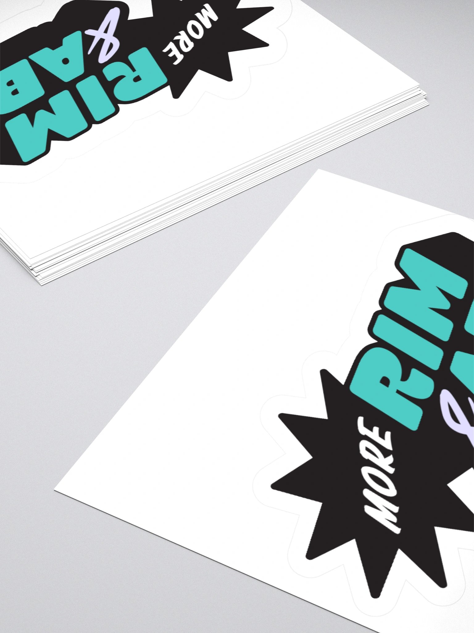More Rim and AB Logo Sticker product image (4)