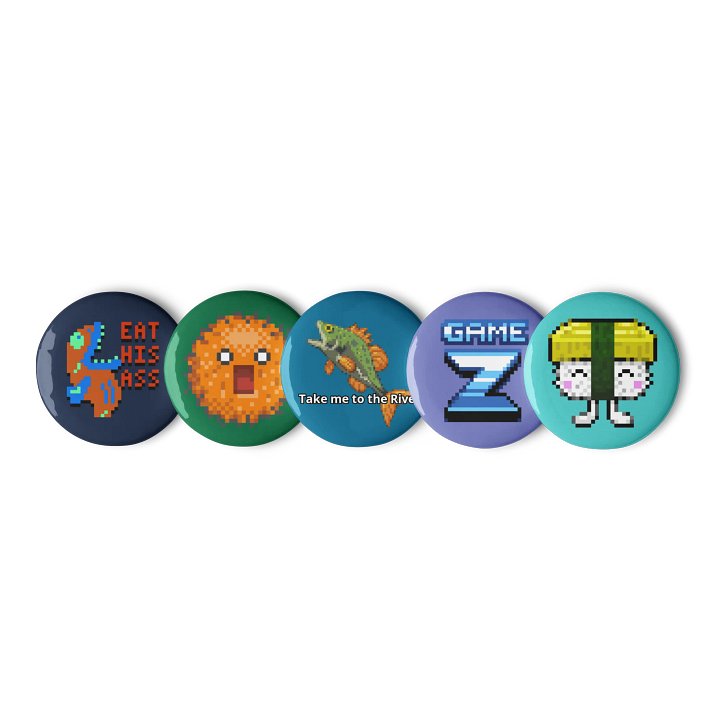 ZLG Emote Pin Collection 1 product image (1)