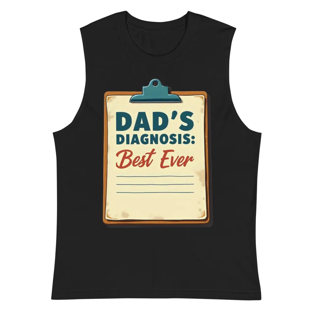 Best Ever Dad's Diagnosis Muscle Tank product image (3)