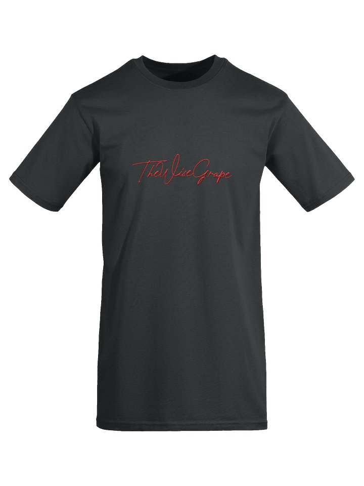 Grape Red Signature Embroidered Tee product image (1)