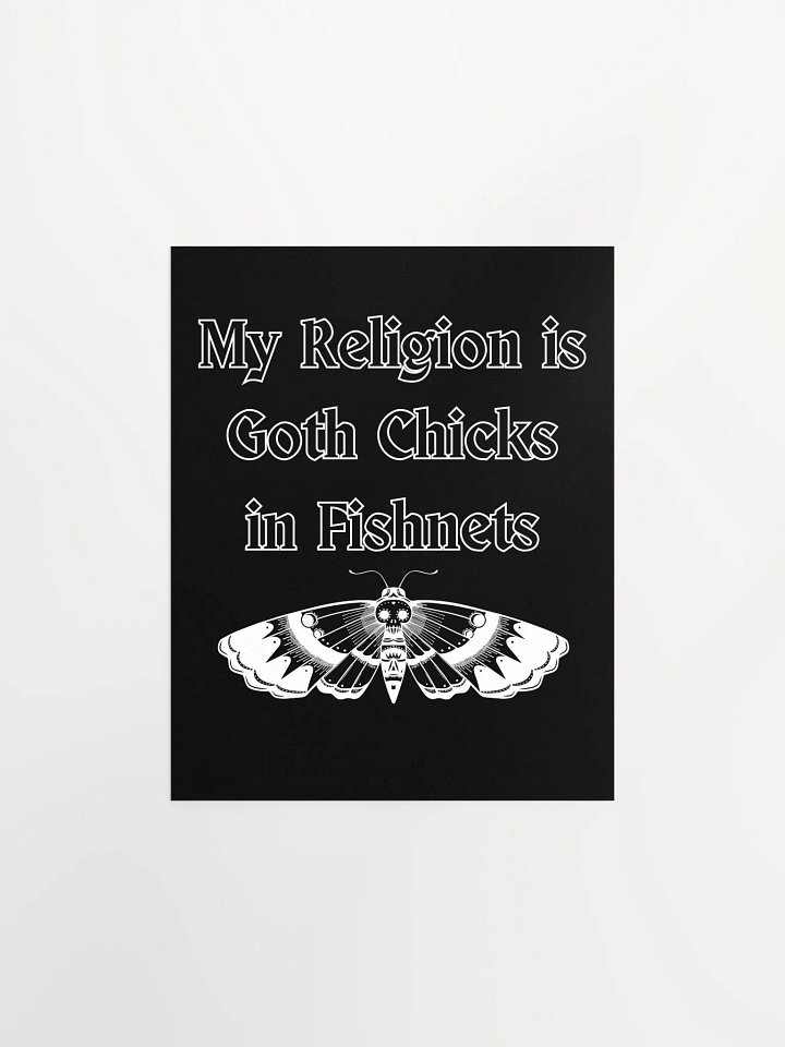 my religion is goth chicks print product image (7)
