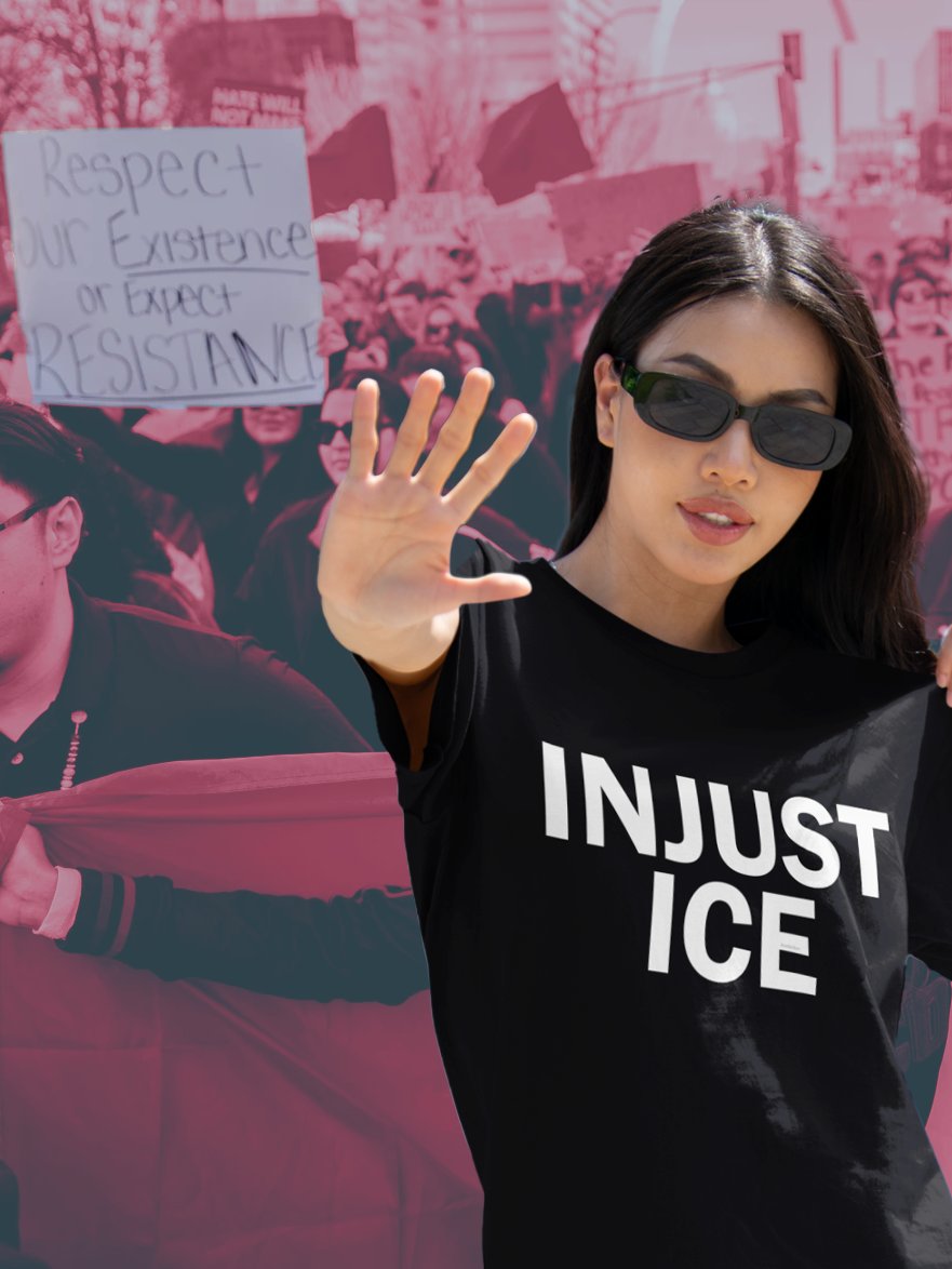 Injustice © ICE Immigration T-Shirt © - Being Liberal product image (1)