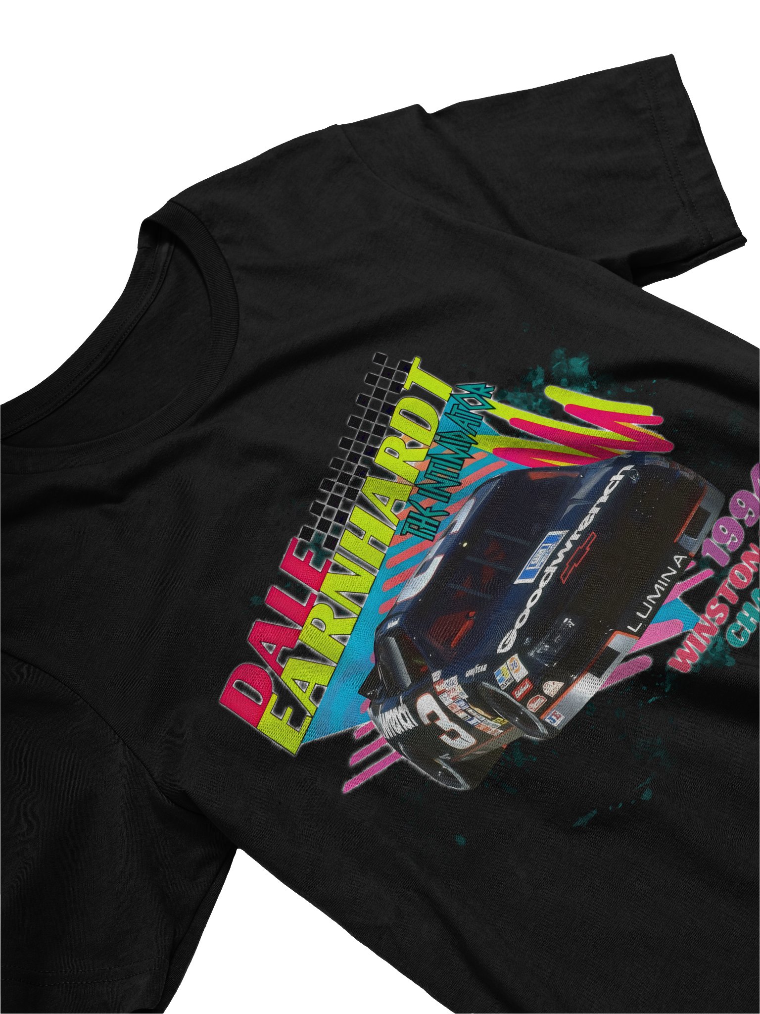 Dale Earnhardt 'The Intimidator' Neon Race Tee product image (3)