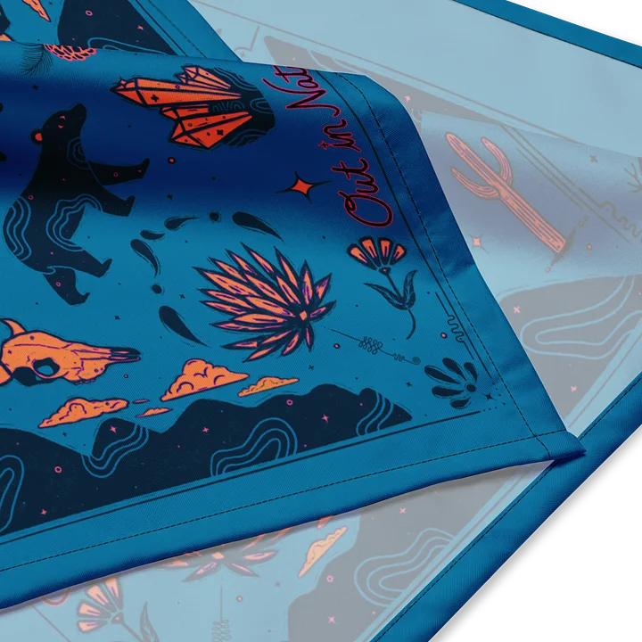 Out in Nature Bandana — Symmetrical Desert Print product image (3)