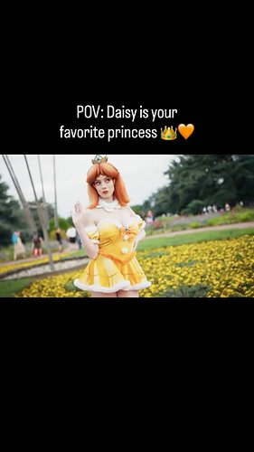 Did you see the little sneak peak? 👀🧡

Honestly, Daisy is such an underrated princess! I vote for Princess Daisy supremacy 🤭🌼...