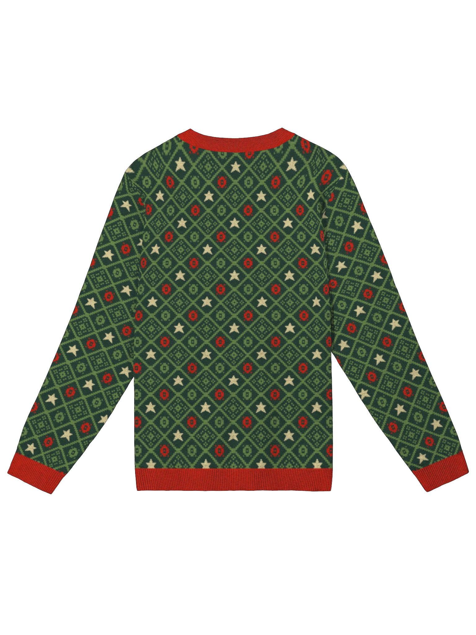 PW389 Ugly Sweater - Green & Red Pattern product image (2)