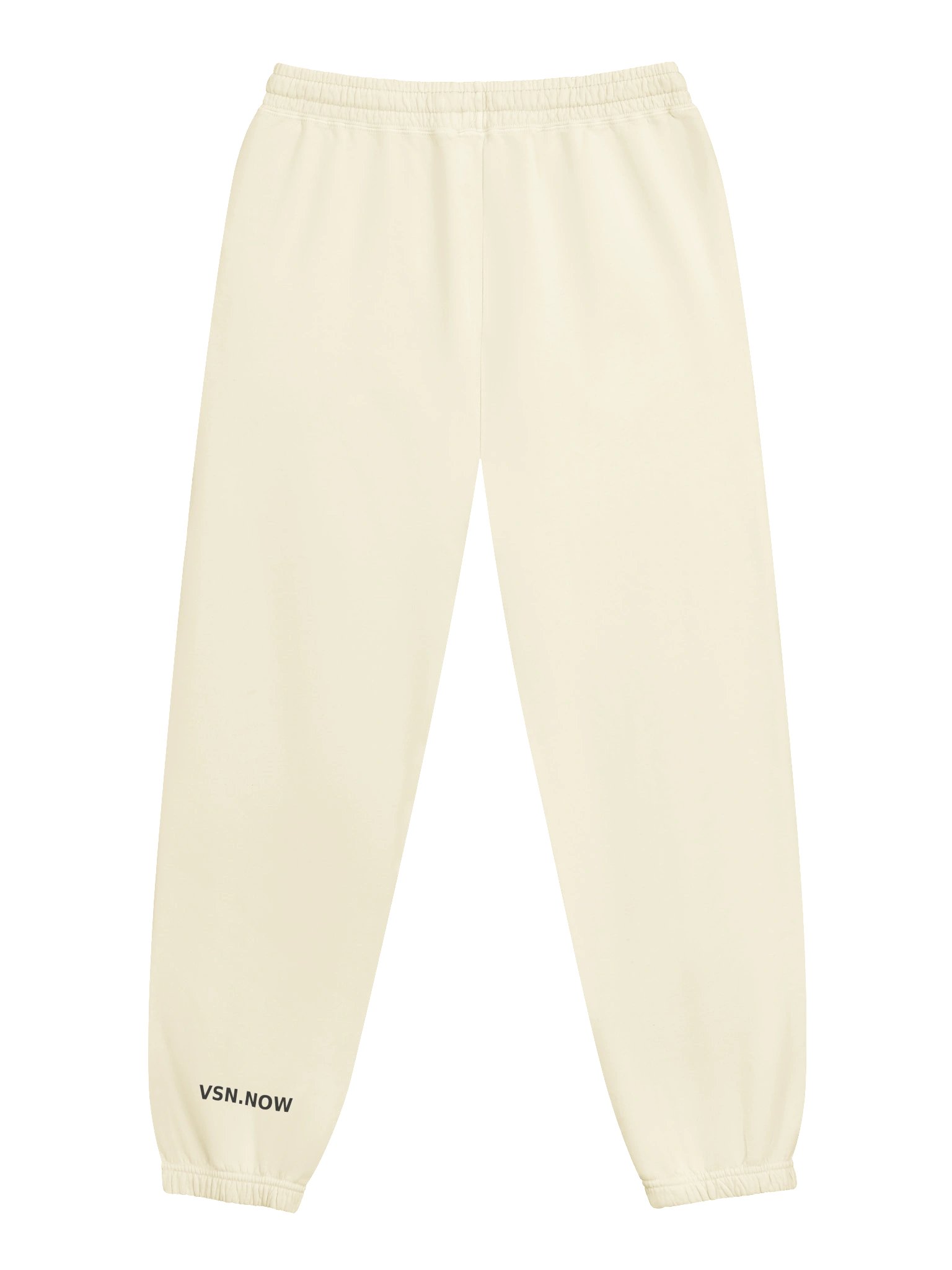 Cream colored sweatpants product image (2)