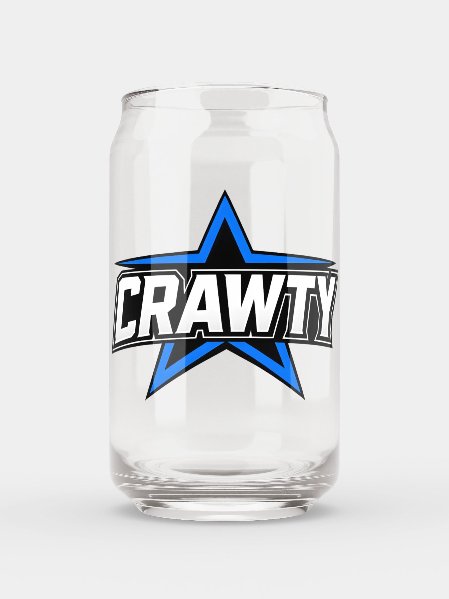 CRAWTY Star Logo Can Glass product image (1)